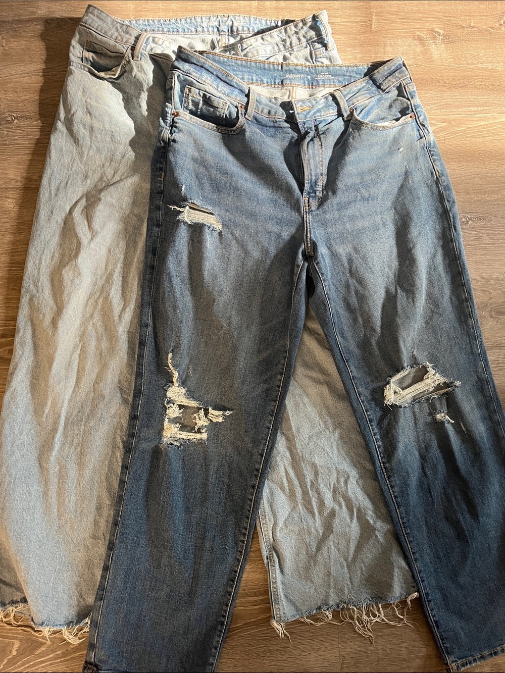 Old Navy light blue high-rise O.G. loose jeans